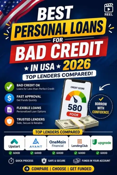 BEST PERSONAL LOANS FOR BAD CREDIT IN USA